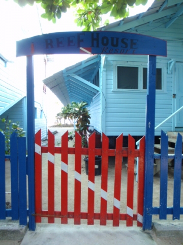 Reef House entrance