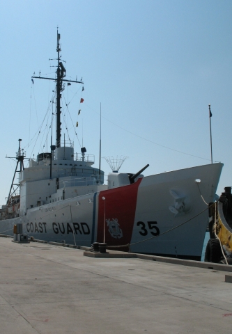 Retired Coast Guard ship (brought a tear to my eye as an ex coasty.