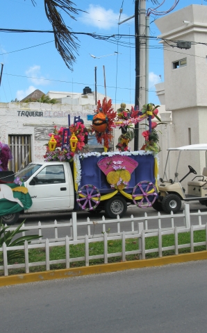 Parade goers.