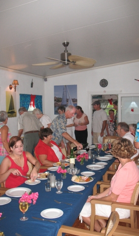 Christmas day dinner at St. Francis.