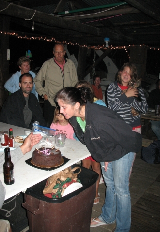 Natalie with her B-Day cake!