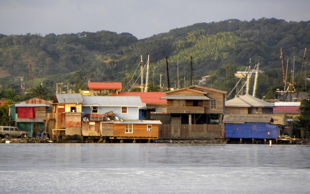 Typical waterfront at Jonesville.