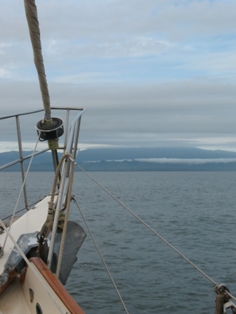 Approaching mouth of 
the Rio (first light).