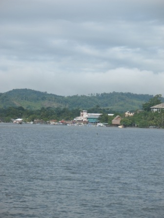 Approaching Livingston, 
Guatemala