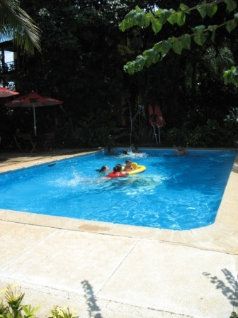 Our pool next to
the resturant. 